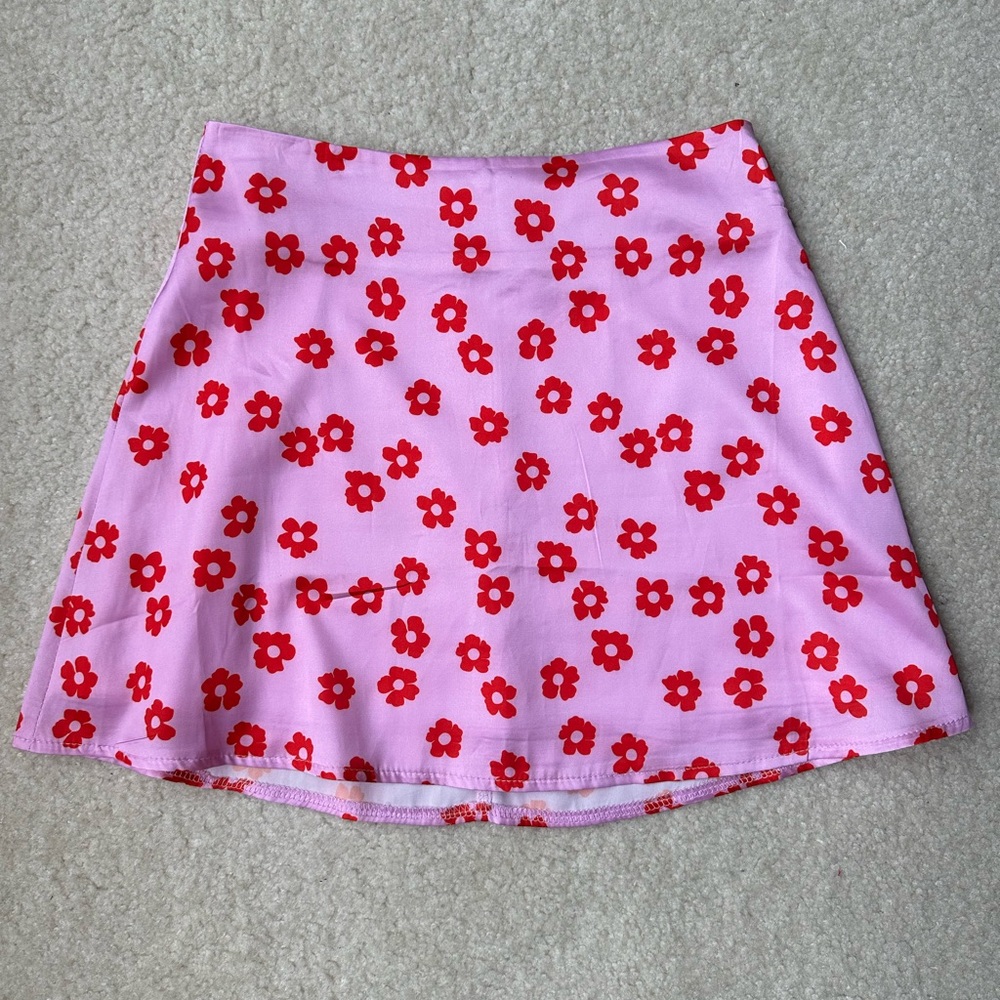 Princess Polly silk mini skirt